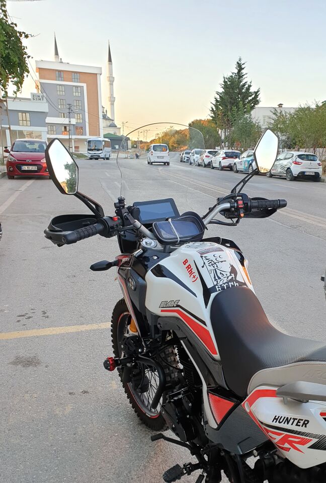 MOTOCAM Arora CR 250 Ön Cam 2025-2026 Model 55cm Şeffaf Renkli 4mm