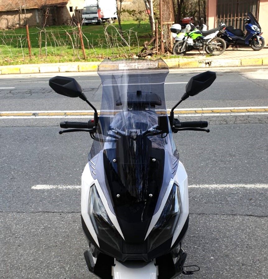 MOTOCAM RKS Veloce Ön Cam 2023-2026 Model 75cm Füme Renkli 4mm UZUN