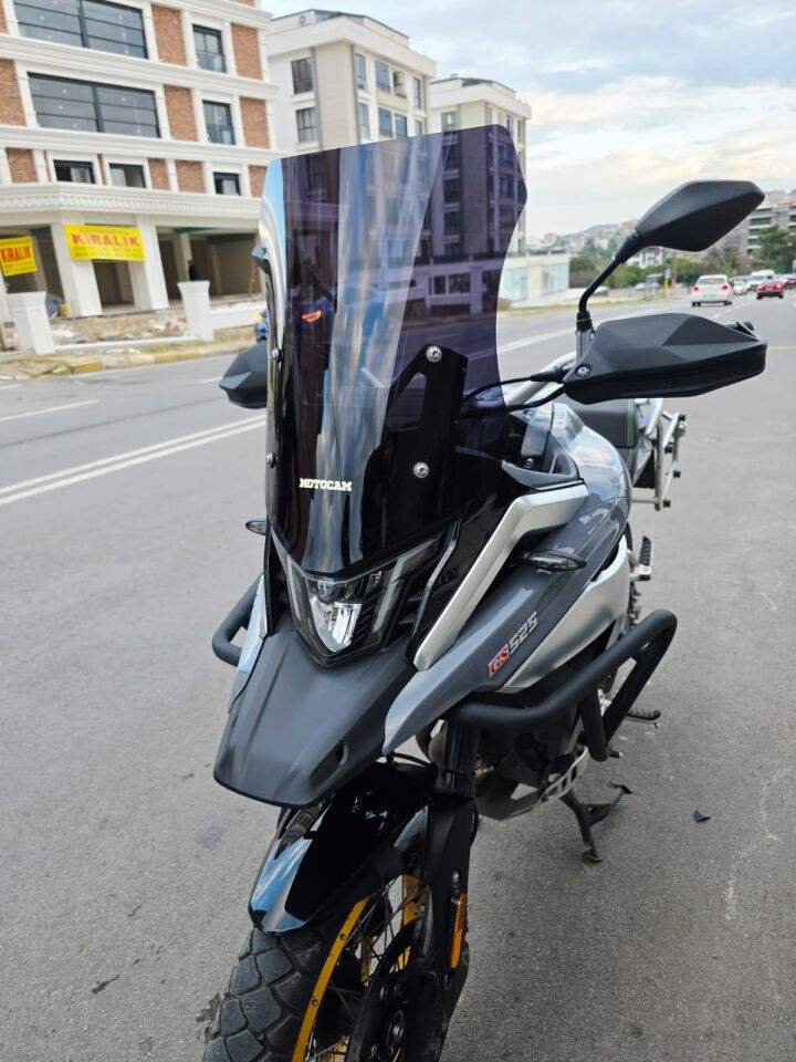 MOTOCAM Arora GS 525 Ön Cam 2022-2026 Model 51cm Siyah Renkli 4mm