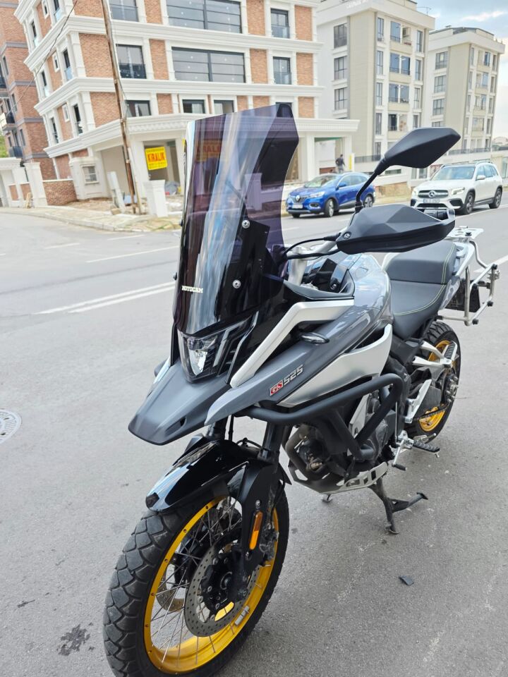 MOTOCAM Arora GS 525 Ön Cam 2022-2026 Model 51cm Siyah Renkli 4mm