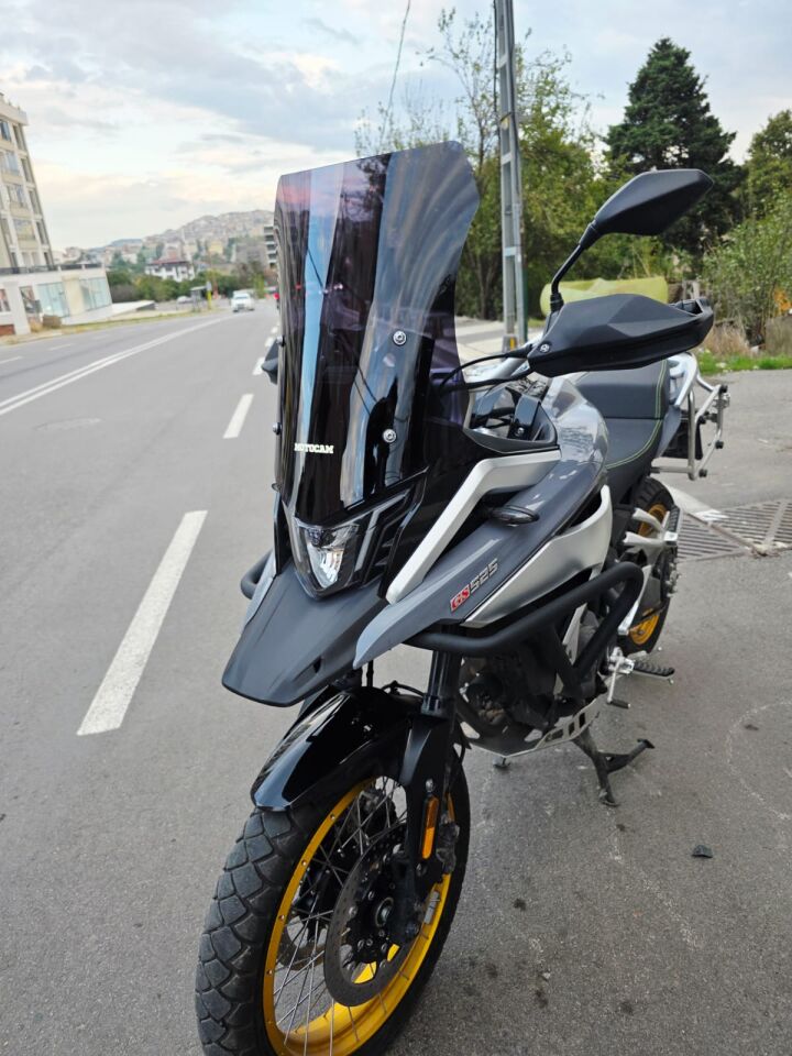 MOTOCAM Arora GS 525 Ön Cam 2022-2026 Model 51cm Siyah Renkli 4mm