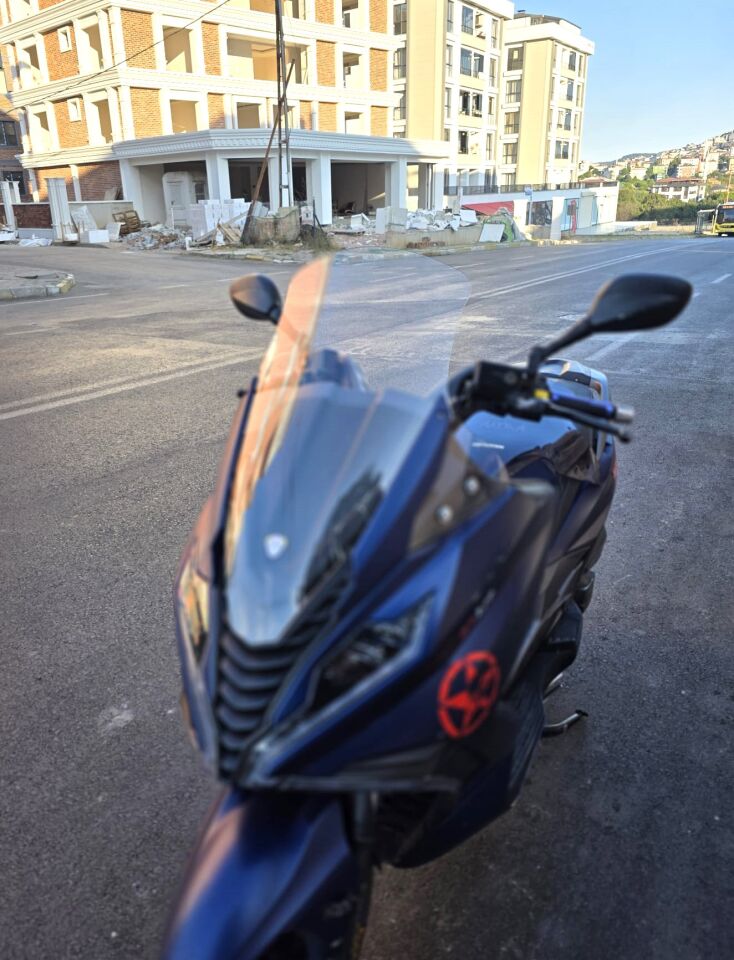 MOTOCAM Arora GT 125 Ön Cam 2023-2026 Model 65cm Şeffaf Renkli 4mm ORİJİNAL BOYLU