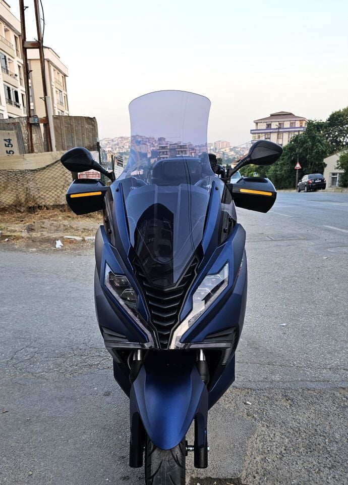 MOTOCAM Arora GT 125 Ön Cam 2023-2026 Model 83cm Füme Renkli 4mm UZUN