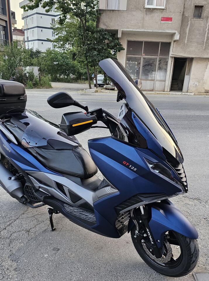 MOTOCAM Arora GT 125 Ön Cam 2023-2026 Model 83cm Siyah Renkli 4mm UZUN