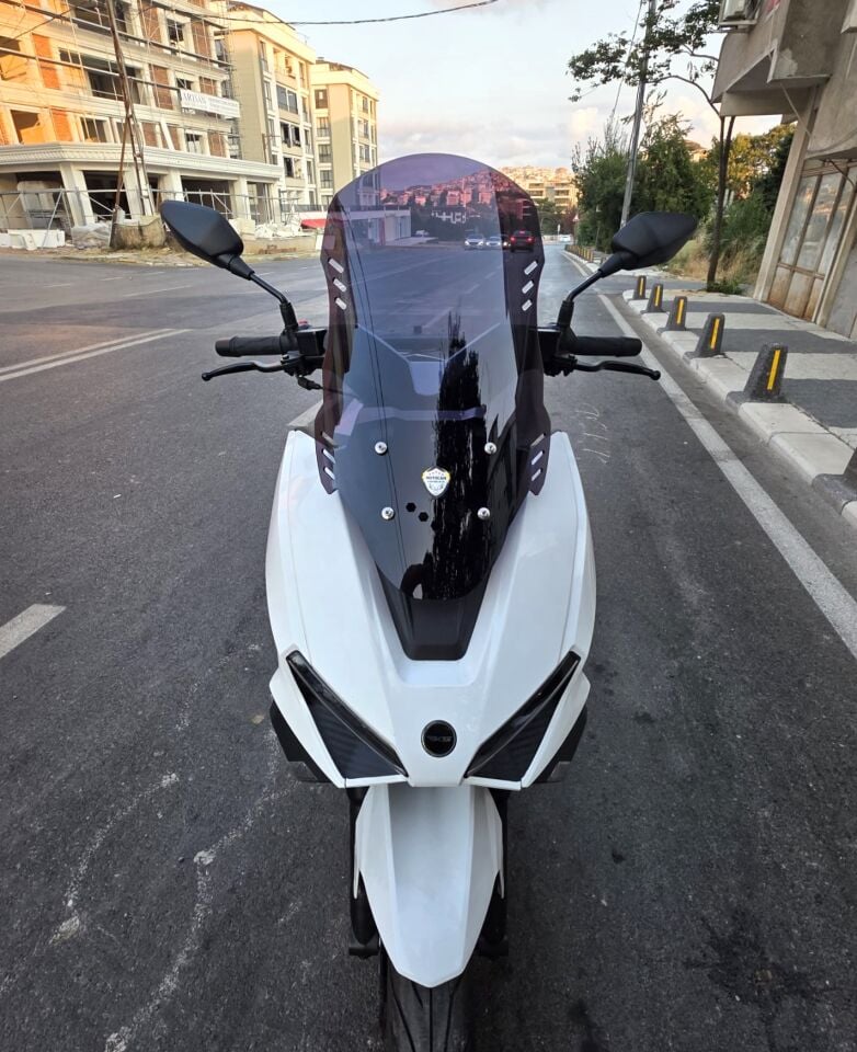 MOTOCAM RKS Vieste 249 Ön Cam 2022-2026 Model 55cm Siyah Renkli 4mm KISA