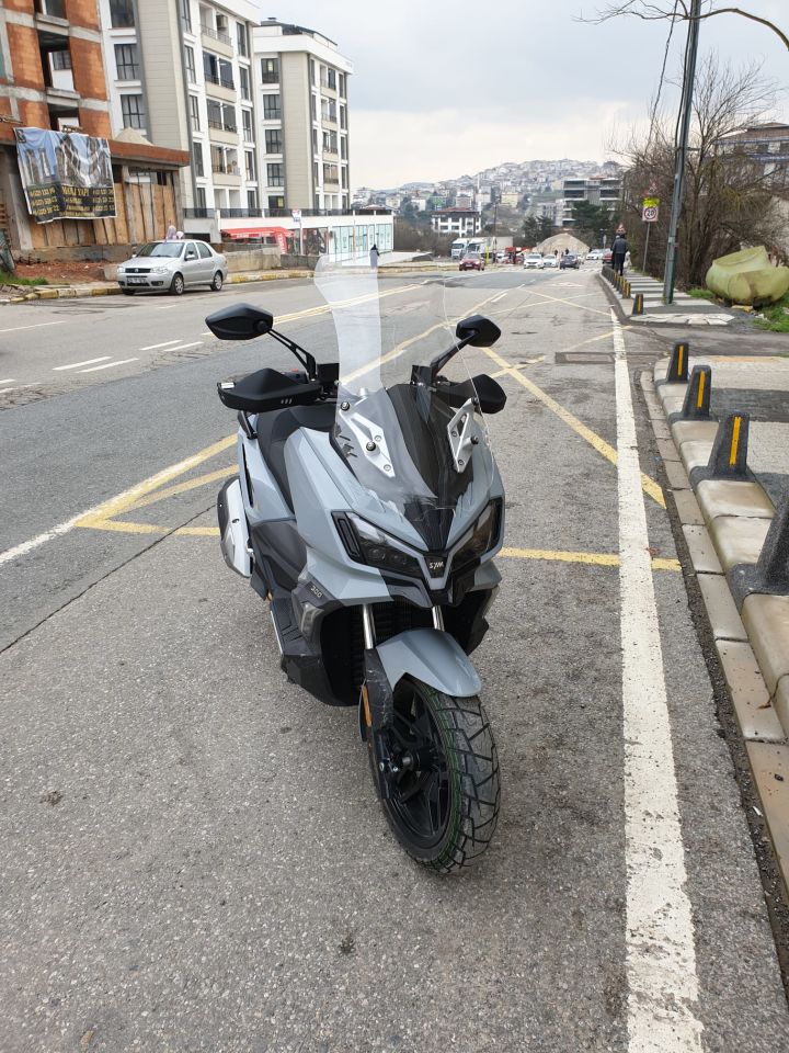Sym Adx 300 Ön Cam 2024-2025 Model 75 CM - Şeffaf Renkli
