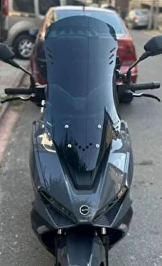 MOTOCAM RKS Vieste 249 Ön Cam 2022-2026 Model 65cm Siyah Renkli 4mm ORTA BOYLU