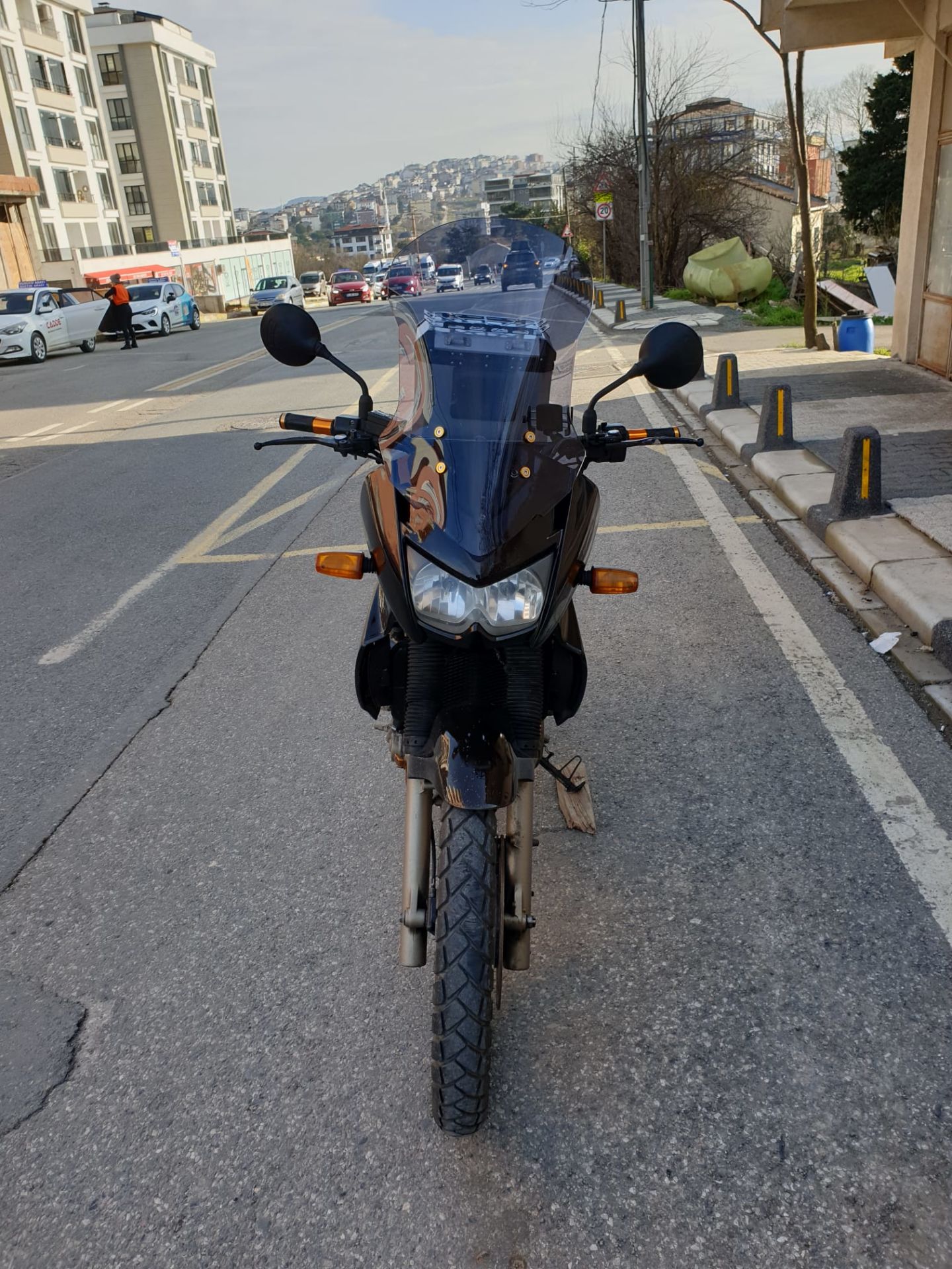 Kawasaki KLE 500 Ön Cam 2005-2008 Model 58cm