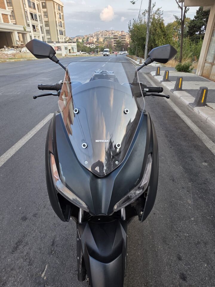 MOTOCAM Arora Max PRO 125 Ön Cam 2023-2026 Model 43cm Şeffaf Renkli 4mm SPORTİF