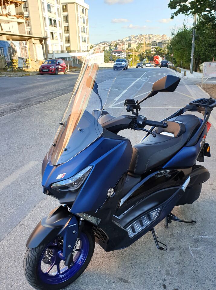 MOTOCAM Arora Max PRO 125 Ön Cam 2023-2026 Model 65cm Şeffaf Renkli 4mm ORTA BOYLU