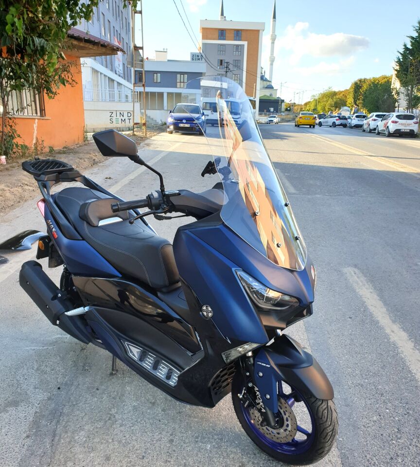 MOTOCAM Arora Max PRO 125 Ön Cam 2023-2026 Model 65cm Şeffaf Renkli 4mm ORTA BOYLU