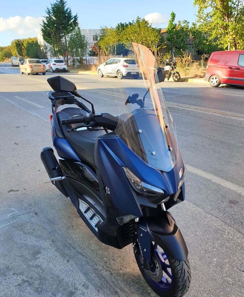 MOTOCAM Arora Max PRO 125 Ön Cam 2023-2026 Model 65cm Şeffaf Renkli 4mm ORTA BOYLU