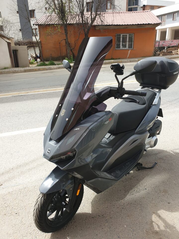 MOTOCAM RKS Vieste 249 Ön Cam 2022-2026 Model 78cm Siyah Renkli 4mm UZUN