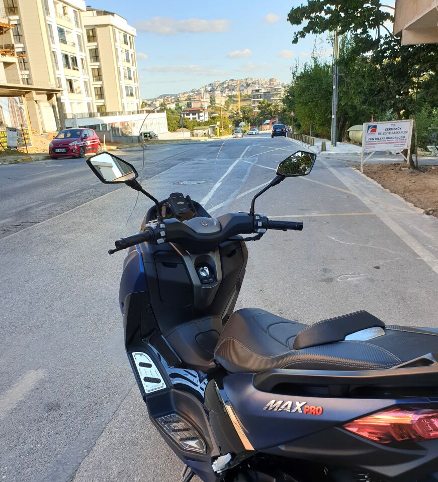 MOTOCAM Arora Max PRO 125 Ön Cam 2023-2026 Model 75cm Şeffaf Renkli 4mm UZUN