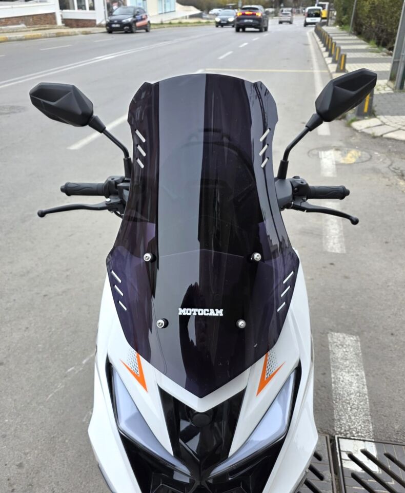 MOTOCAM SFM Lahos Ön Cam 2024-2026 Model 55cm Siyah Renkli 4mm