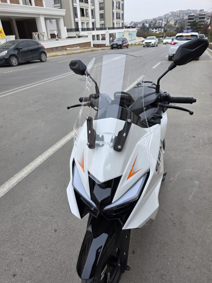 MOTOCAM SFM Lahos Ön Cam 2024-2026 Model 55cm Şeffaf Renkli 4mm