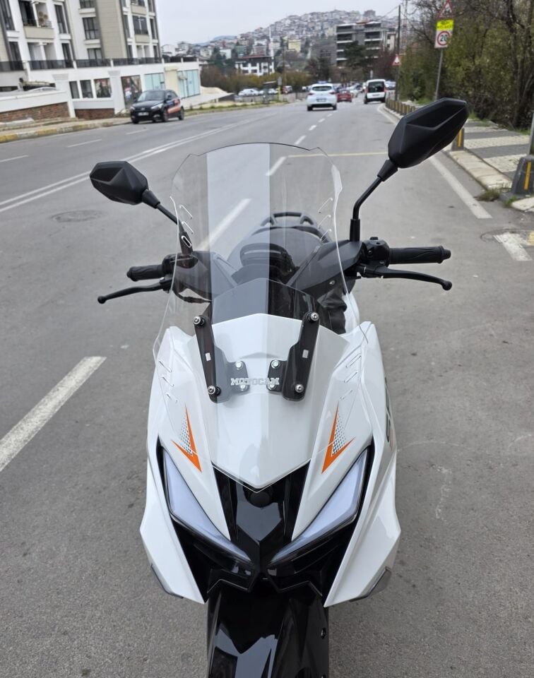MOTOCAM SFM Lahos Ön Cam 2024-2026 Model 55cm Şeffaf Renkli 4mm