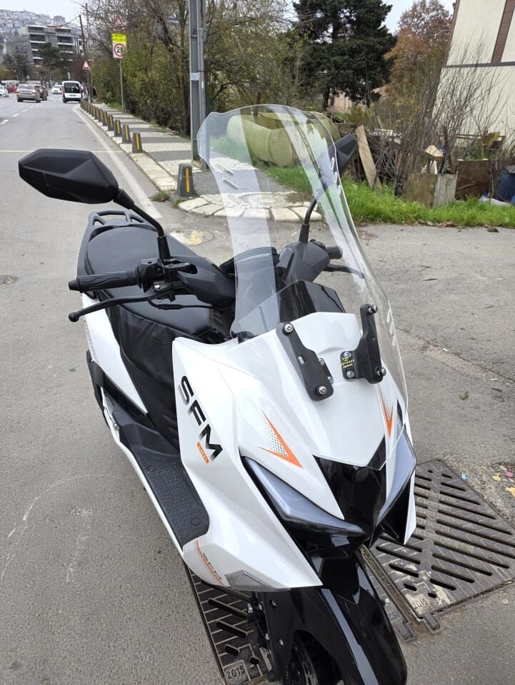 MOTOCAM SFM Lahos Ön Cam 2024-2026 Model 65cm Şeffaf Renkli 4mm