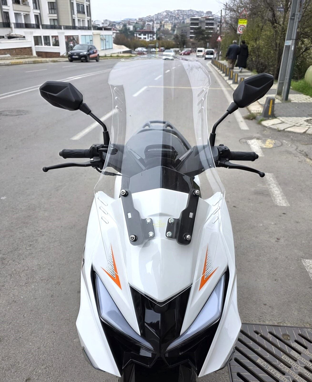 MOTOCAM SFM Lahos Ön Cam 2024-2026 Model 65cm Şeffaf Renkli 4mm