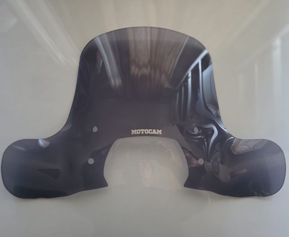 MOTOCAM Volta revolt RS6 Ön Cam 2024-2026 Model 37cm Füme Renkli Elcikli APARATSIZ