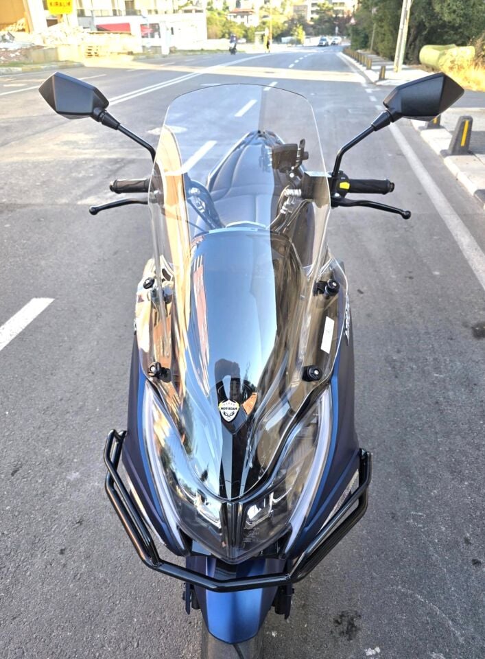 MOTOCAM Arora Safari PRO Ön Cam 2023-2026 Model 70cm Şeffaf Renkli 4mm ORİJİNAL BOYLU