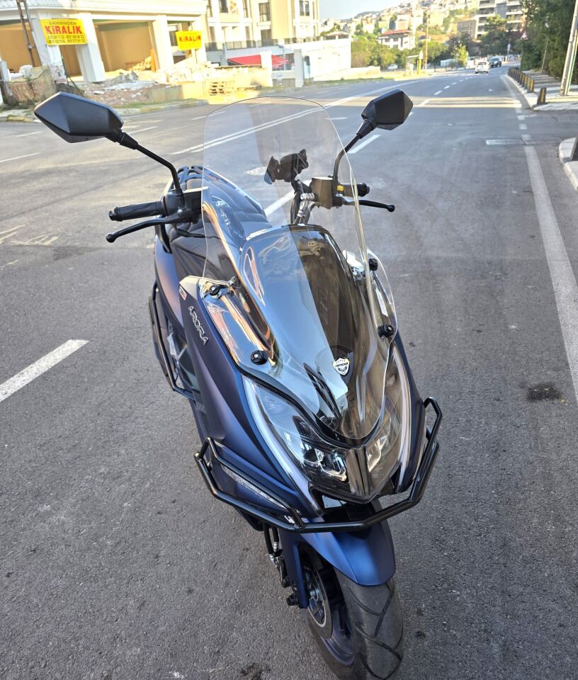 MOTOCAM Arora Safari PRO Ön Cam 2023-2026 Model 70cm Şeffaf Renkli 4mm ORİJİNAL BOYLU