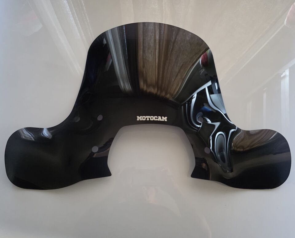 MOTOCAM Volta revolt RS6 Ön Cam 2024-2026 Model 37cm Siyah Renkli Elcikli APARATSIZ