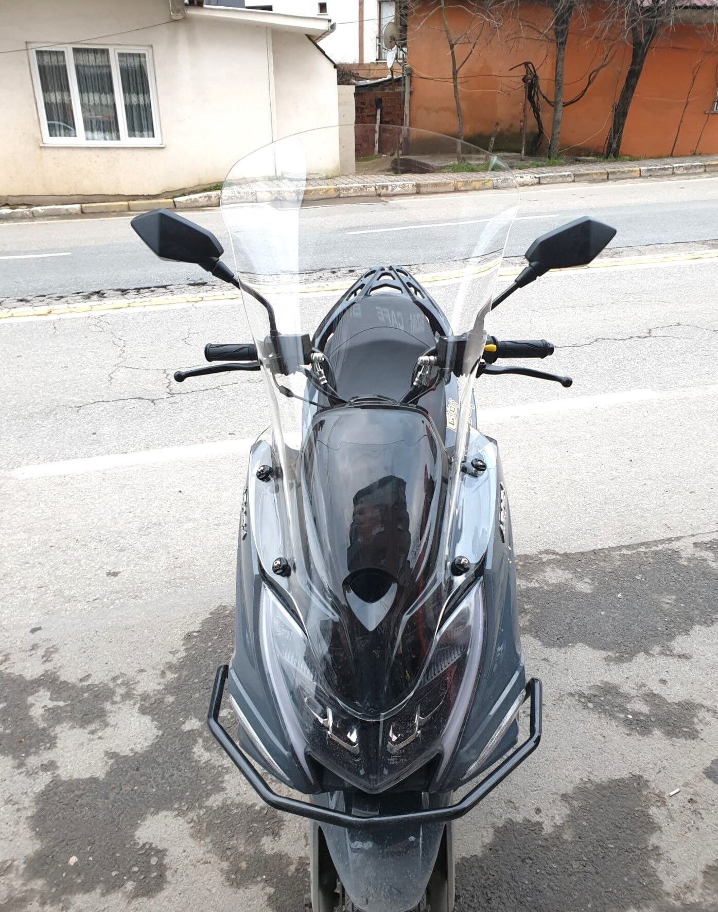 MOTOCAM Arora Safari PRO Ön Cam 2023-2026 Model 80cm Şeffaf Renkli 4mm UZUN