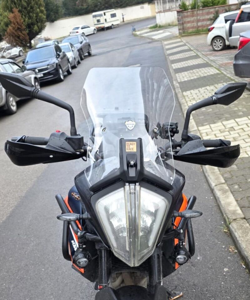 MOTOCAM KTM 890 Adv Ön Cam 2021-2023 Model 57cm Şeffaf Renkli 3mm APARATSIZDIR
