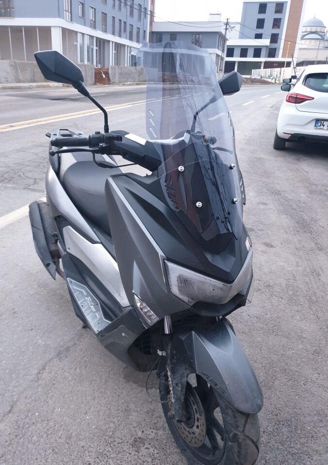 MOTOCAM Arora ZRX 200 Ön Cam 2022 Model 65cm Füme Renkli 4mm ORTA BOYLU