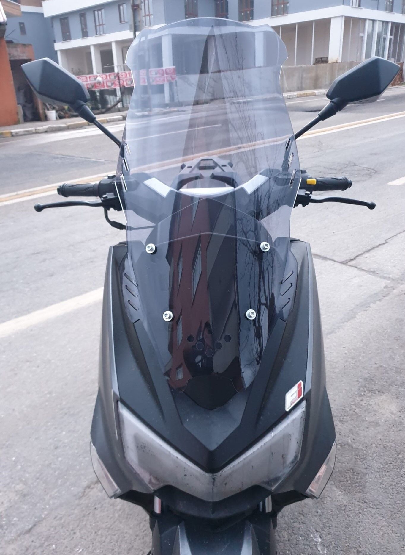 MOTOCAM Arora ZRX 200 Ön Cam 2022 Model 65cm Füme Renkli 4mm ORTA BOYLU