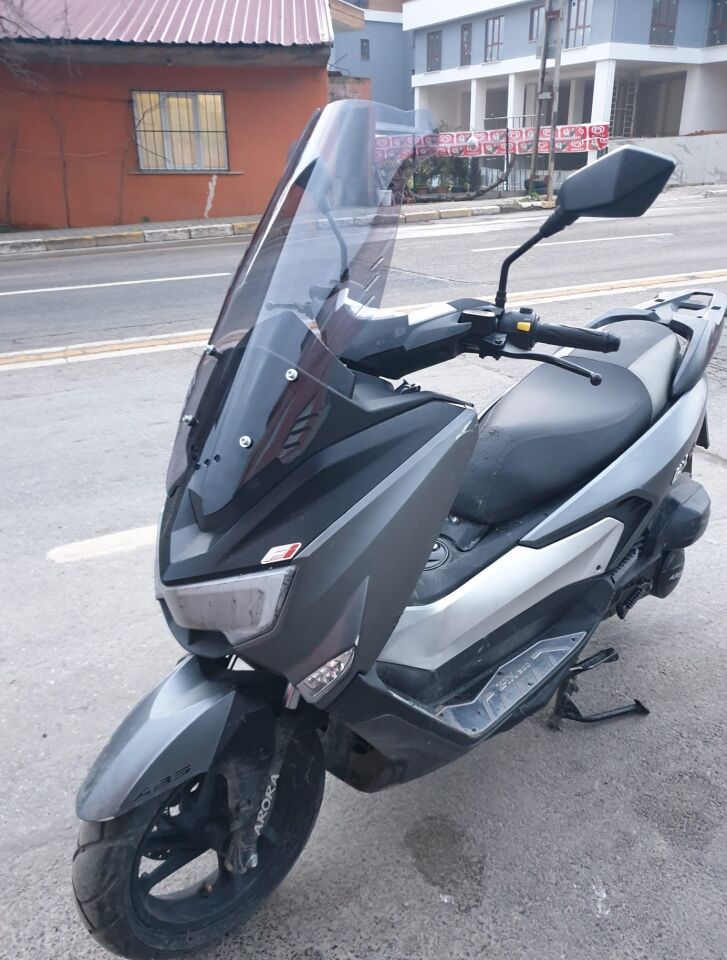 MOTOCAM Arora ZRX 200 Ön Cam 2022 Model 65cm Füme Renkli 4mm ORTA BOYLU