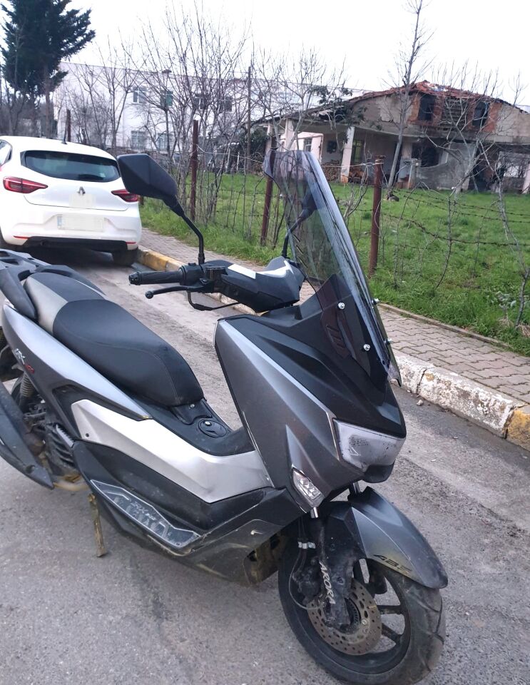 MOTOCAM Arora ZRX 200 Ön Cam 2022 Model 65cm Füme Renkli 4mm ORTA BOYLU