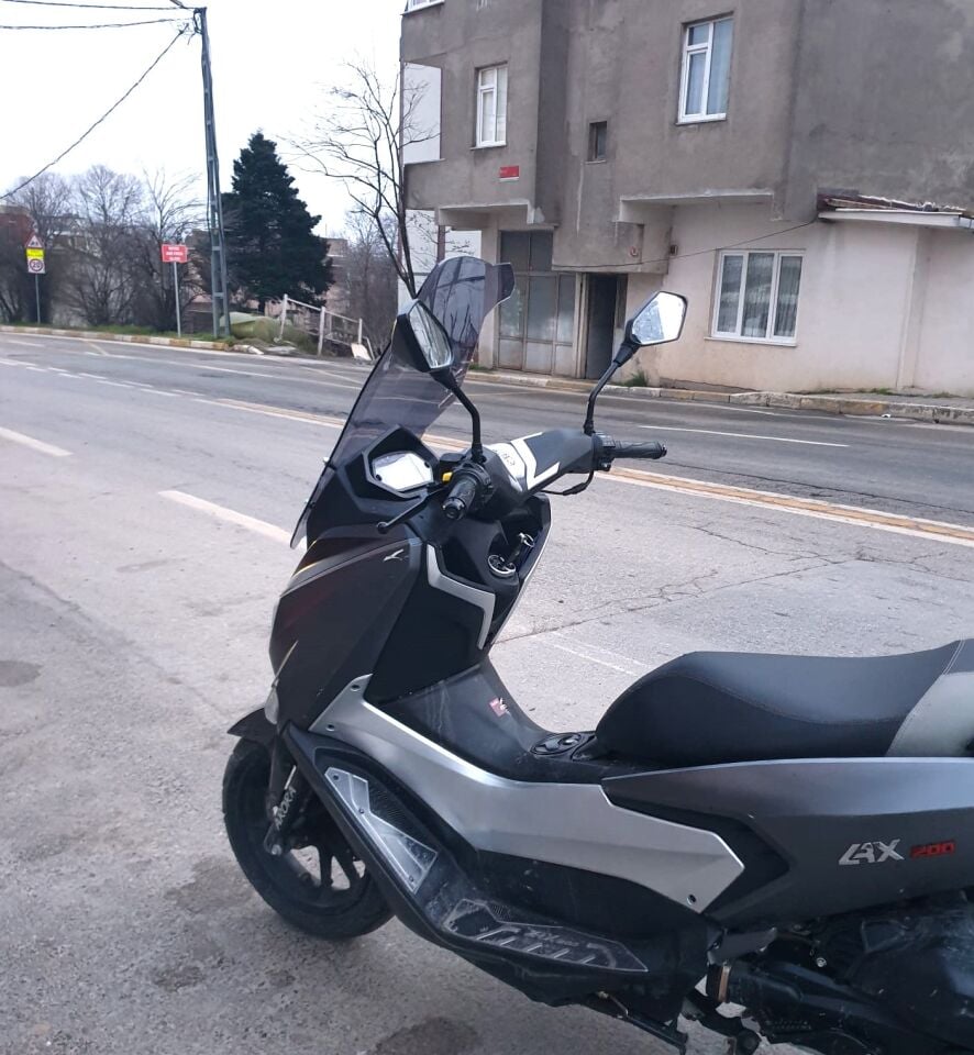 MOTOCAM Arora ZRX 200 Ön Cam 2022 Model 65cm Füme Renkli 4mm ORTA BOYLU