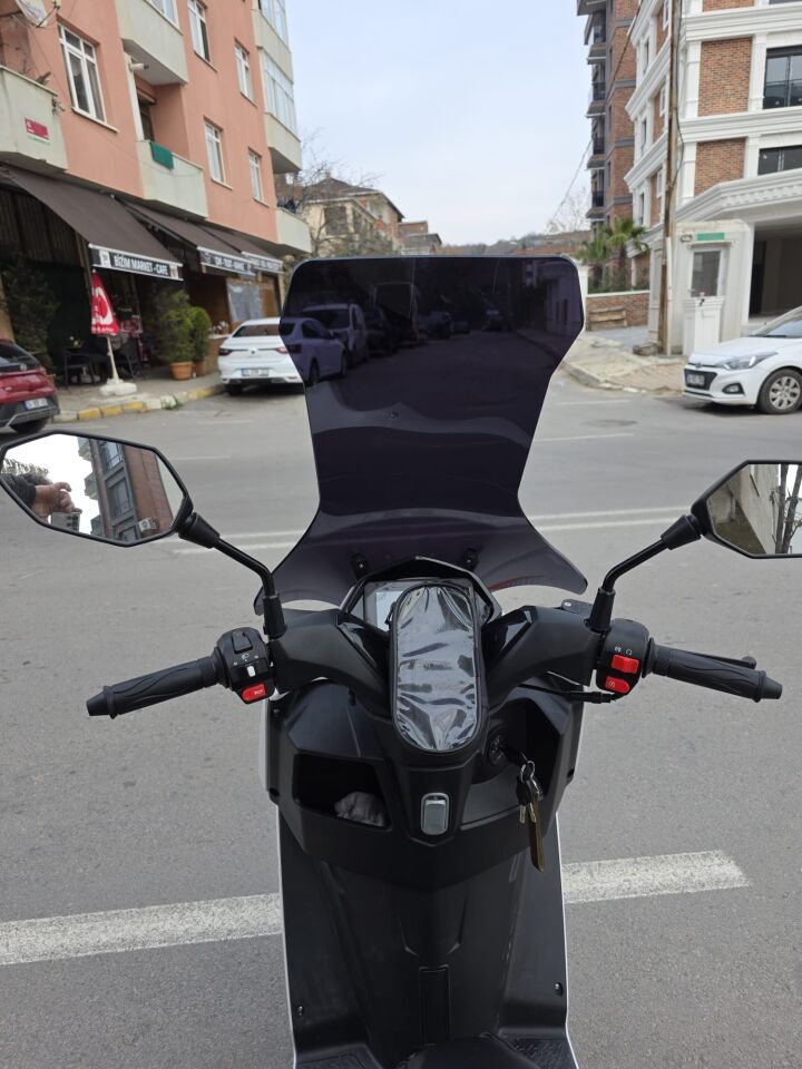 MOTOCAM SFM Lahos Ön Cam 2024-2026 Model 78cm Siyah Renkli 4mm