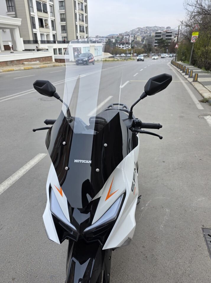 MOTOCAM SFM Lahos Ön Cam 2024-2026 Model 78cm Şeffaf Renkli 4mm