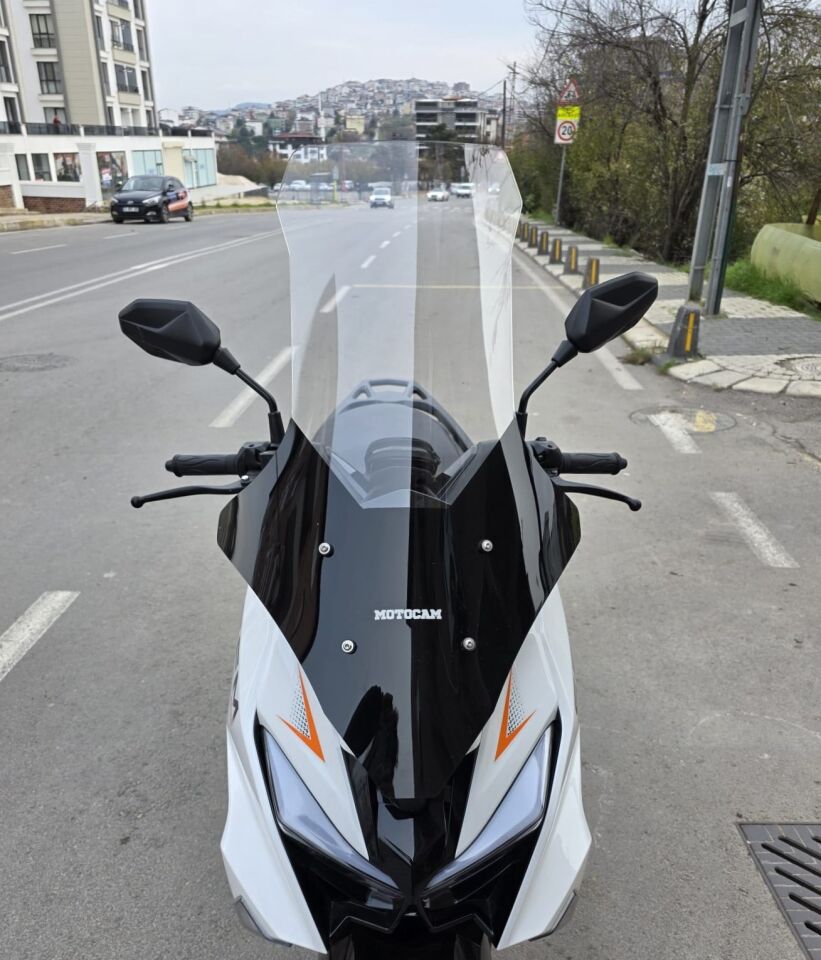 MOTOCAM SFM Lahos Ön Cam 2024-2026 Model 78cm Şeffaf Renkli 4mm