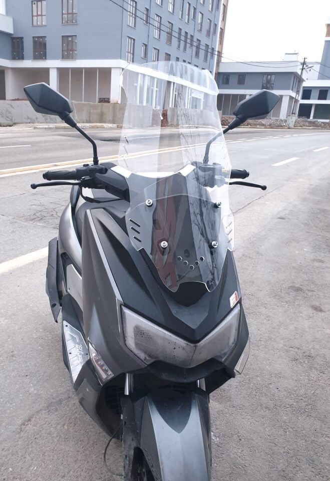 MOTOCAM Arora ZRX 200 Ön Cam 2022 Model 65cm Şeffaf Renkli 4mm ORTA BOYLU