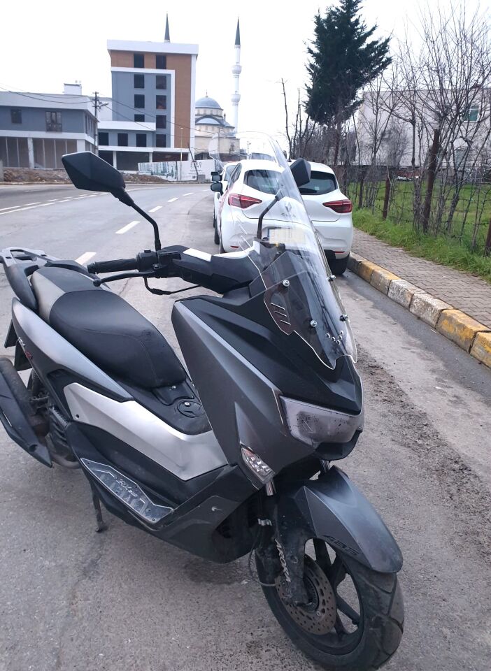 MOTOCAM Arora ZRX 200 Ön Cam 2022 Model 65cm Şeffaf Renkli 4mm ORTA BOYLU