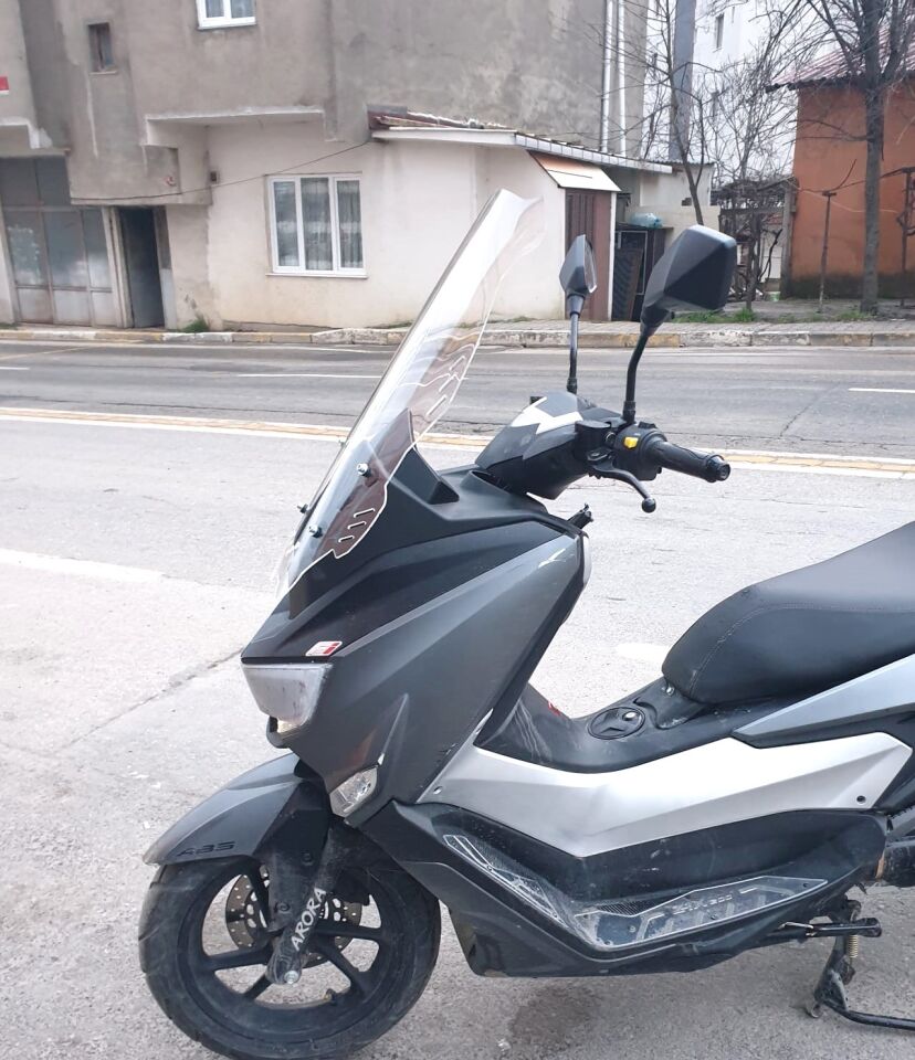 MOTOCAM Arora ZRX 200 Ön Cam 2022 Model 65cm Şeffaf Renkli 4mm ORTA BOYLU