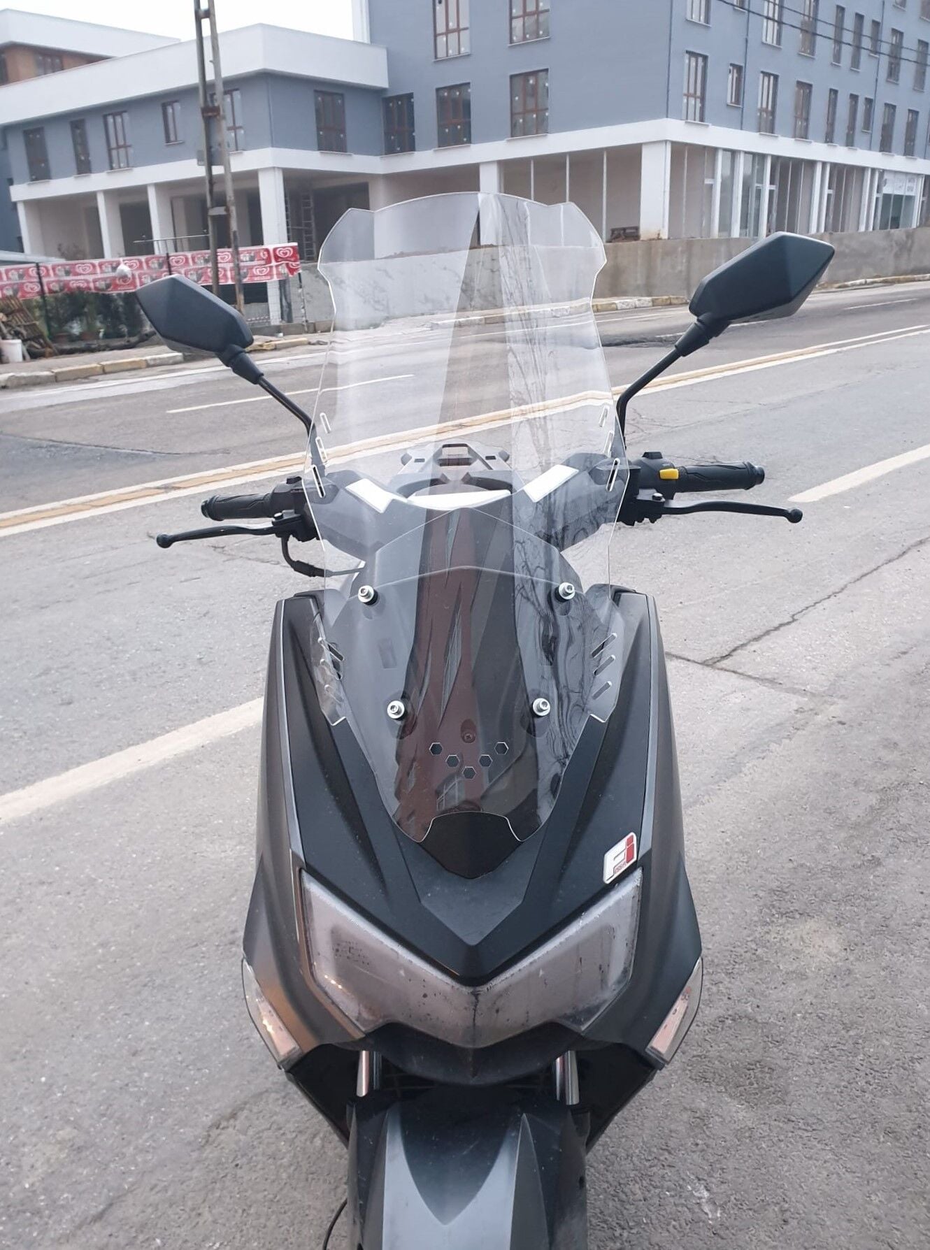 MOTOCAM Arora ZRX 200 Ön Cam 2022 Model 65cm Şeffaf Renkli 4mm ORTA BOYLU