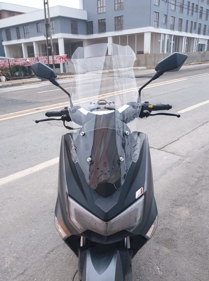 MOTOCAM Arora ZRX 200 Ön Cam 2022 Model 65cm Şeffaf Renkli 4mm ORTA BOYLU