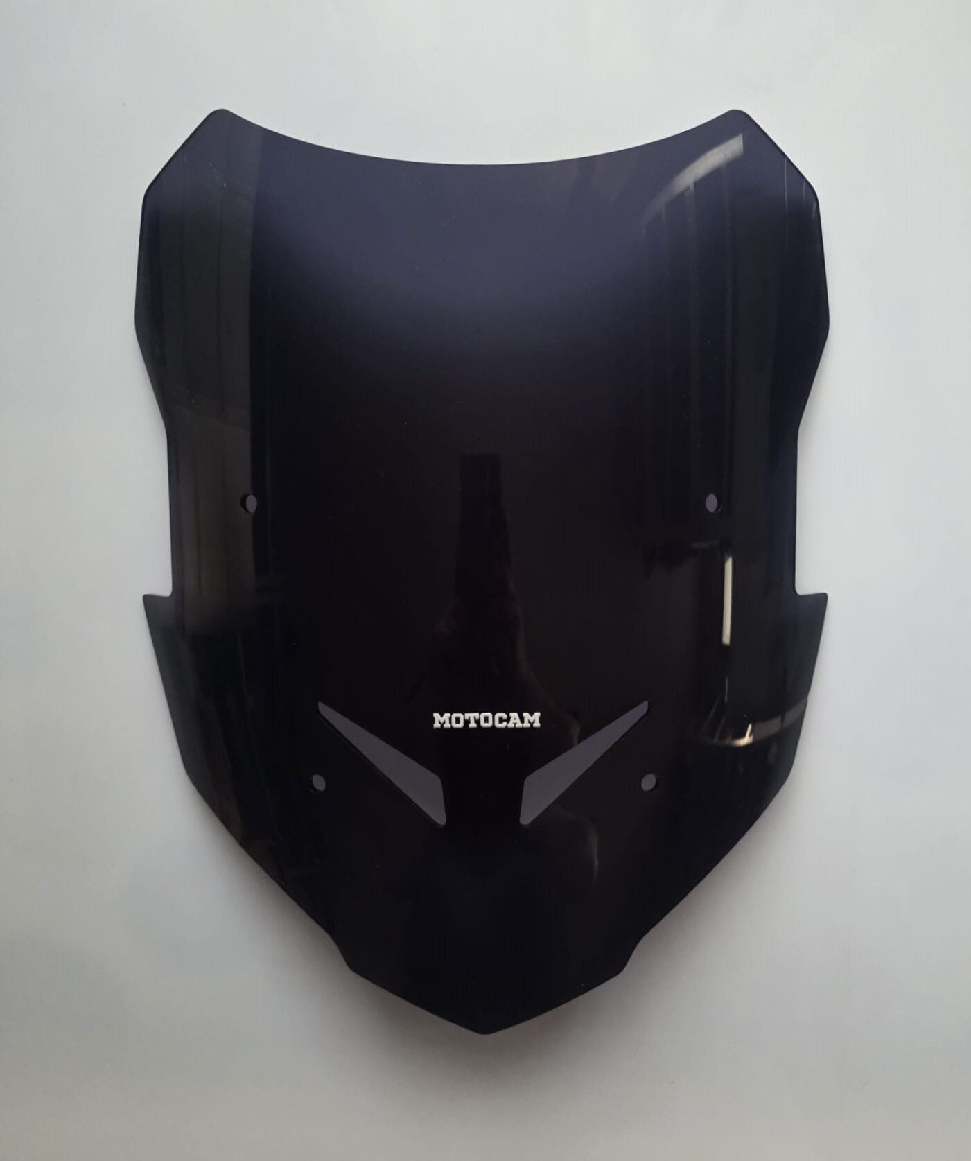 MOTOCAM Yamaha Tracer 9 GT Ön Cam 2021-2024 Model 39cm Siyah Renkli 4mm SPORTİF