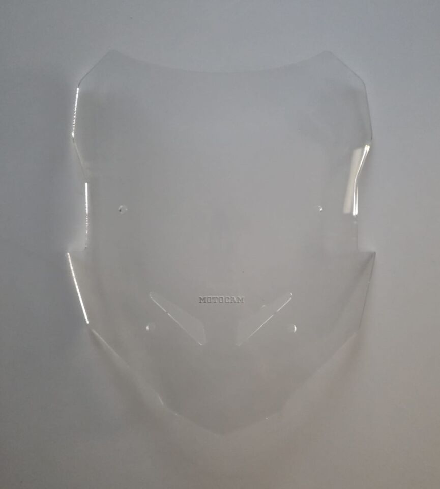 MOTOCAM Yamaha Tracer 9 GT Ön Cam 2021-2024 Model 39cm Şeffaf Renkli 4mm SPORTİF