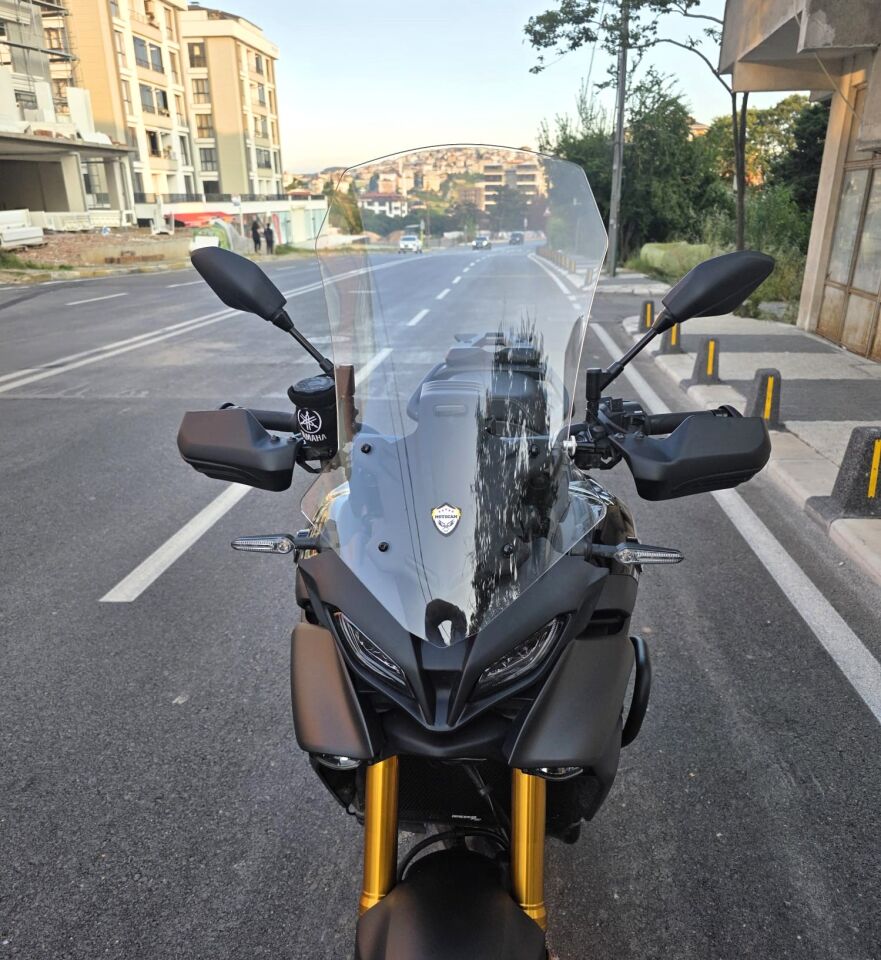 MOTOCAM Yamaha Tracer 9 GT Ön Cam 2021-2024 Model 61cm Şeffaf Renkli 4mm