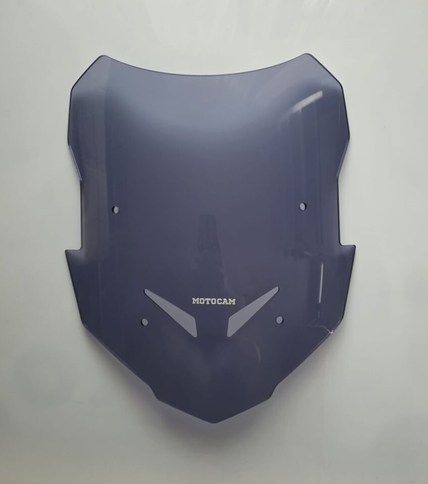 MOTOCAM Yamaha Tracer 900 Ön Cam 2023-2026 Model 39cm Füme Renkli 4mm