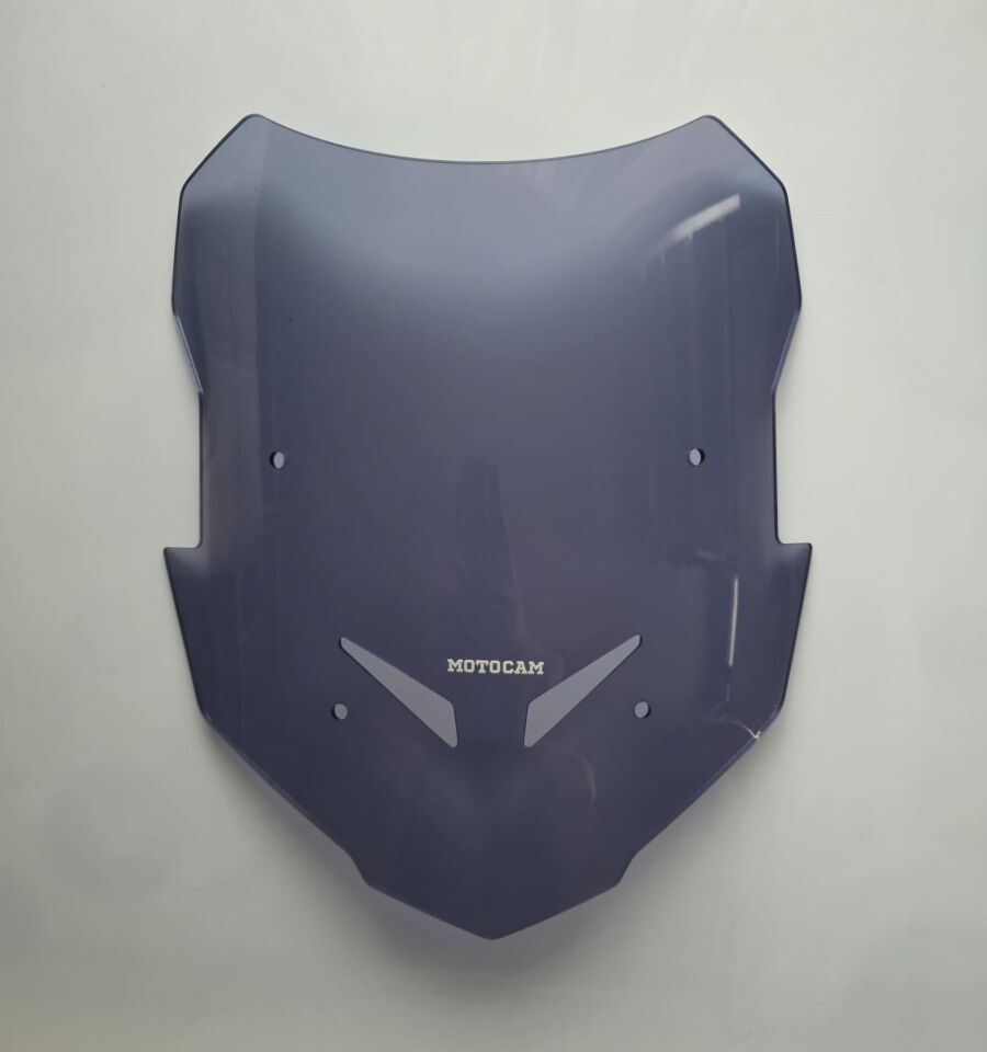 MOTOCAM Yamaha Tracer 900 Ön Cam 2023-2026 Model 39cm Füme Renkli 4mm