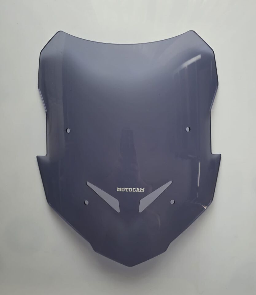 MOTOCAM Yamaha Tracer 900 Ön Cam 2023-2026 Model 39cm Füme Renkli 4mm