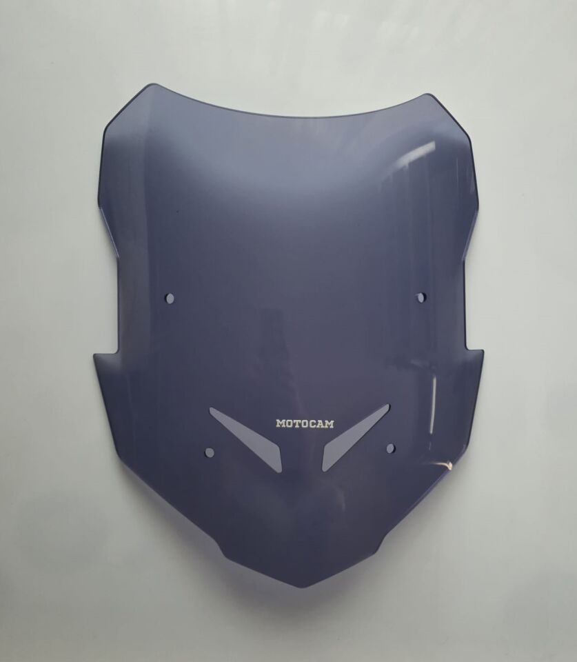 MOTOCAM Yamaha Tracer 900 Ön Cam 2023-2026 Model 39cm Füme Renkli 4mm