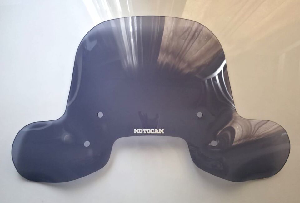 MOTOCAM Skyjet Bayberry Ön Cam 2024-2026 Model 37cm Füme Renkli 4mm Elcikli APARATSIZ